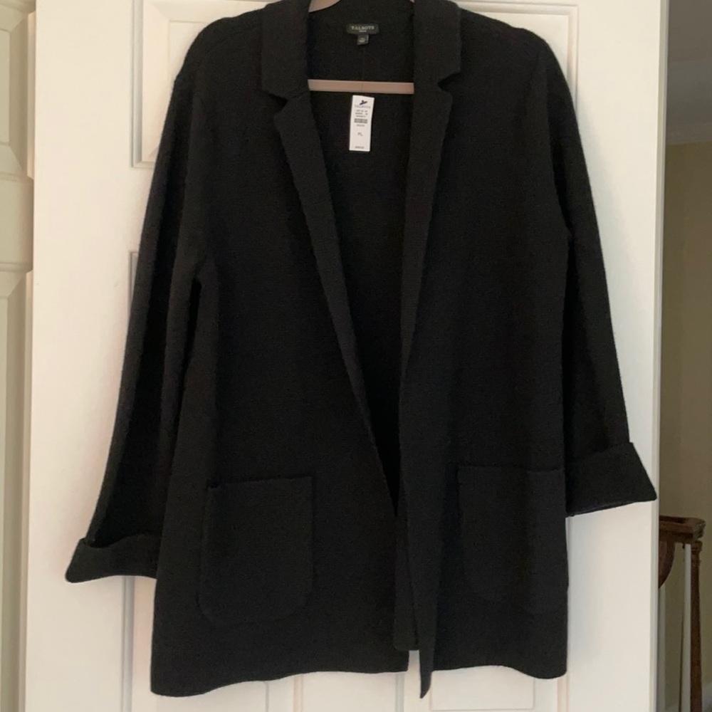 NWT Black sweater/jacket